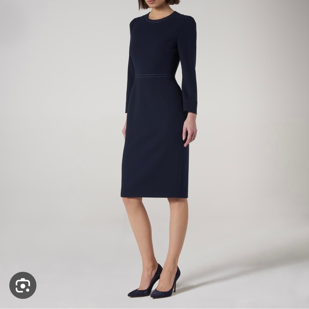 LK Bennett Navy Dress US size 2/UK 6